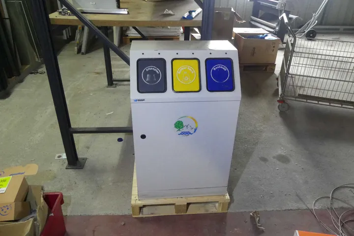 Stumpf Metall Abfallsammler Triplex